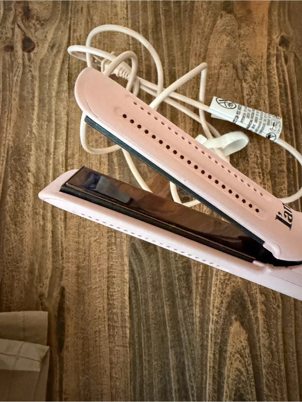 Lange Pink Mini Flat Iron Hair Straightener